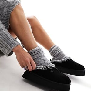 UGG Womens Tazz Slippers Black Size 10